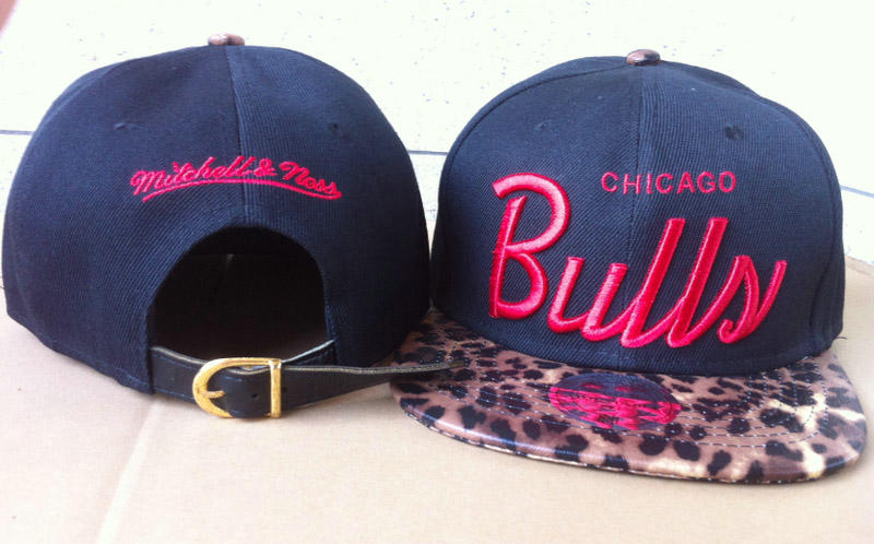 Chicago Bulls Navy Snapback Hat 60D 2 0721